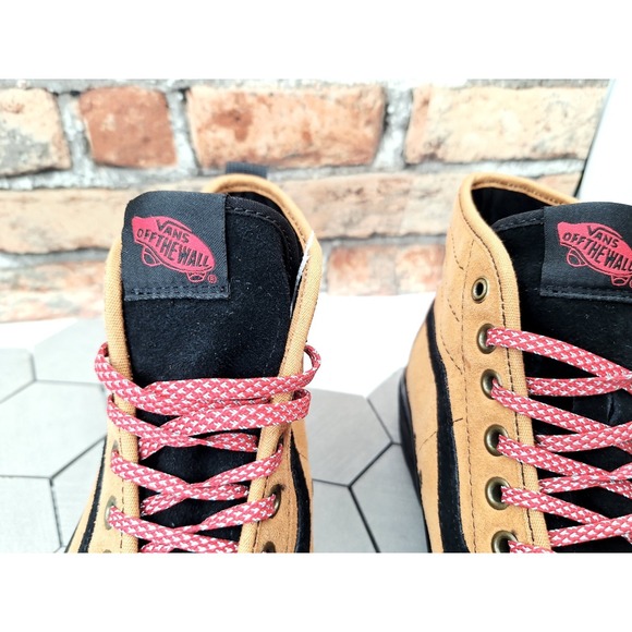 Vans Sentry sk8 Hi Hiker Suede Wheat Glazed Ginger Sneaker Brown Men's Sz 8.5 - Picture 4 of 12